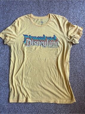 Disney Yellow Disneyland Resort Graphic Tee